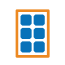 Solar panel systems icon